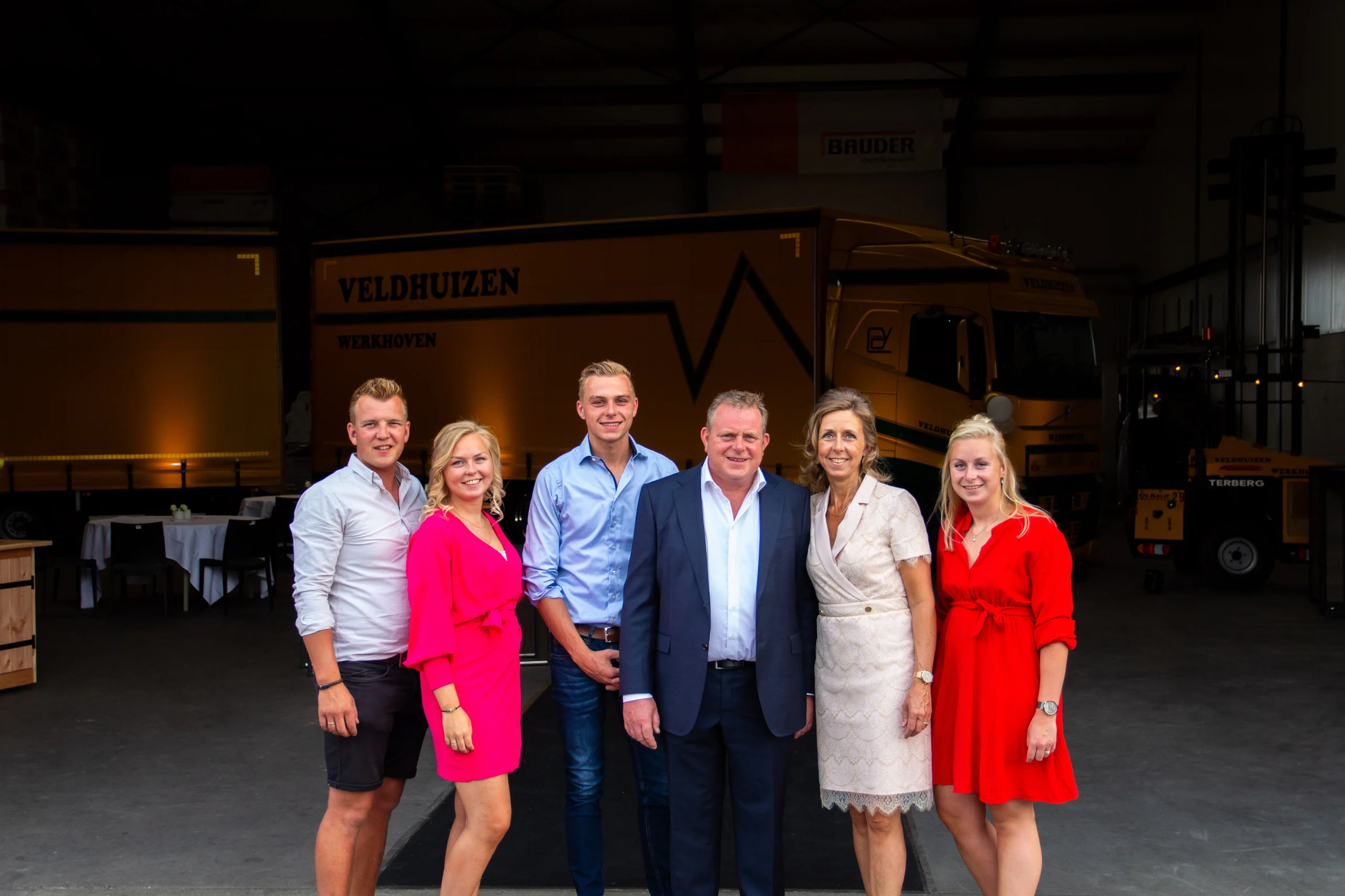 Het team van Veldhuizen Transport